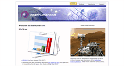 Desktop Screenshot of oberhumer.com